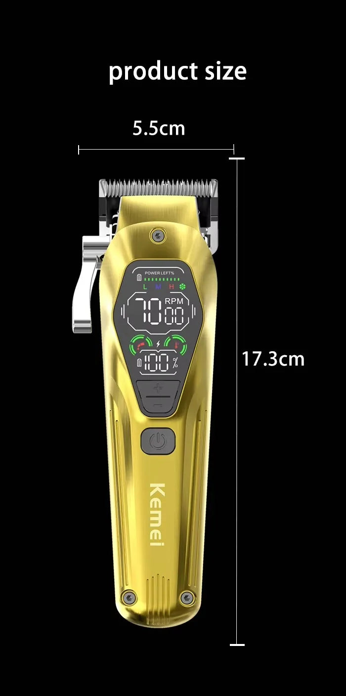 Kemei Hair Trimmers Professional Hair Cut Machine 9000 RPM KM-1698