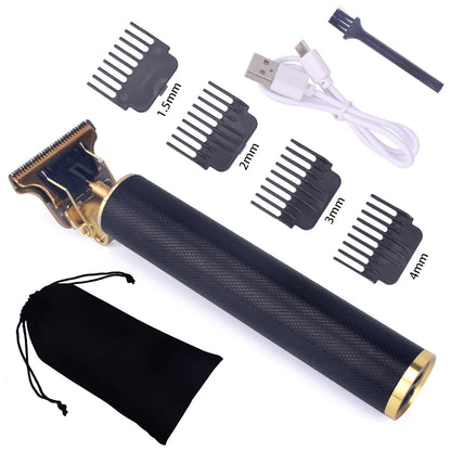 T9 Hair Clipper Professional Electric Hair Trimmer 0mm Baldheaded