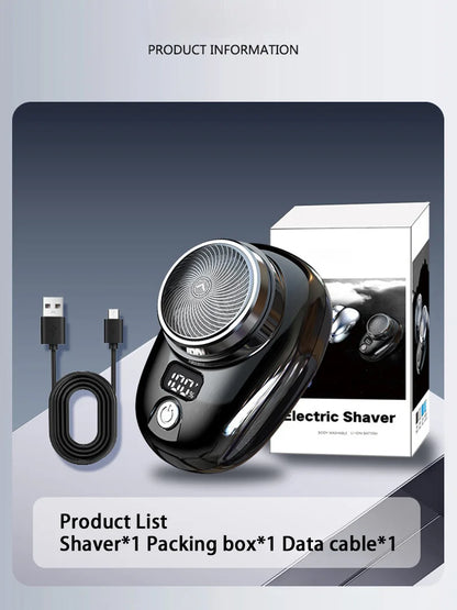 Electric Travel Shaver Portable Razor Man Wet And Dry Usb