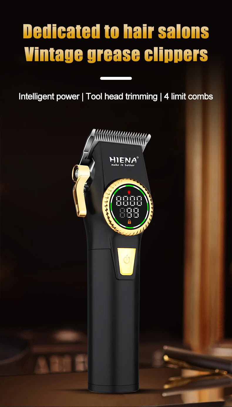 hiena hair Clipper Cordless Hair Trimmer Professional Hair Cutting