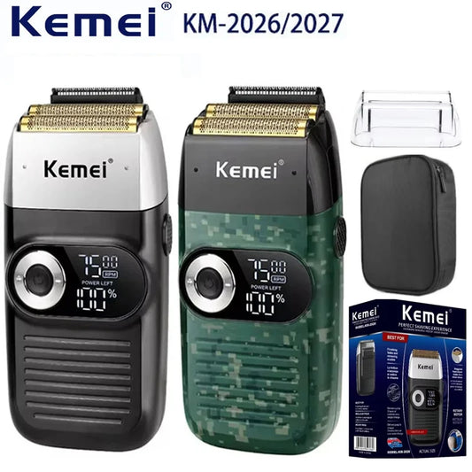 Kemei KM-2026 KM-2 In 1 Rechargeable Razor For Men