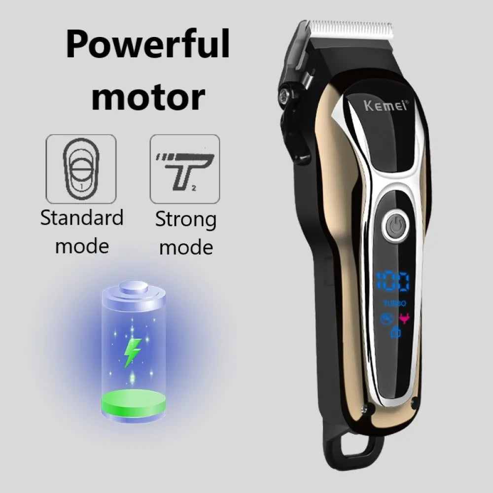 Kemei 1990 new hair clipper professional hair clipper set