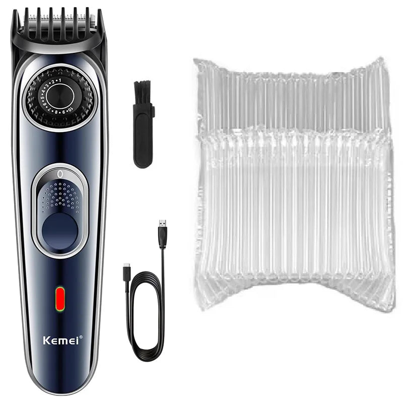 Kemei Cordless Adjustable 1-10mm Hair Trimmer For Men