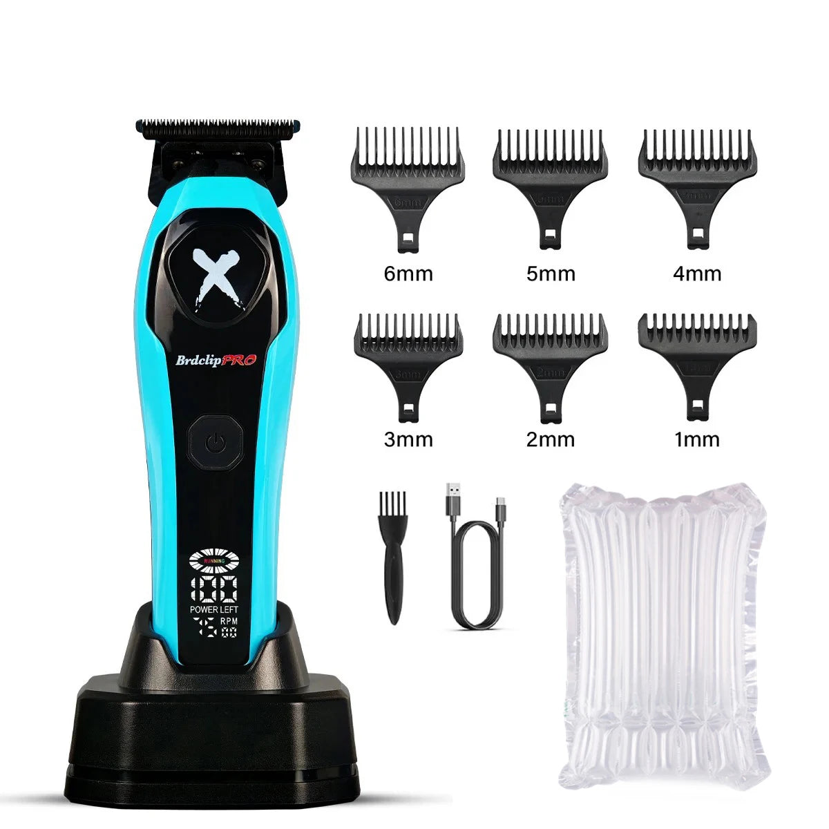 Professional Hair Clippers Rechargeable Hair Trimmer BRD-619