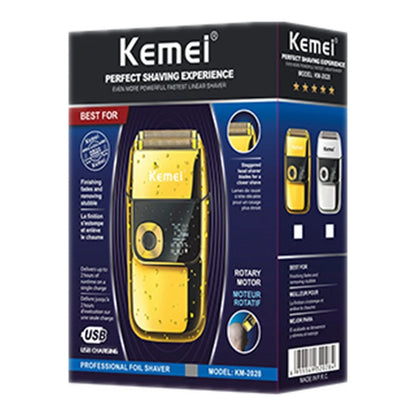 Kemei 2028 Barber Professional Beard Hair Shaver For Men