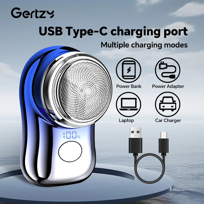 Rechargeable Mini Electric Shaver Portable Carry Shaver