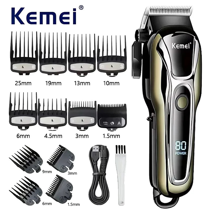 USB Rechargeable Electric Hair Clipper Professional Cordless