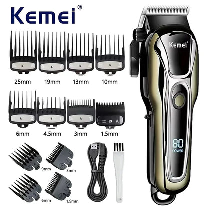 USB Rechargeable Electric Hair Clipper Professional Cordless