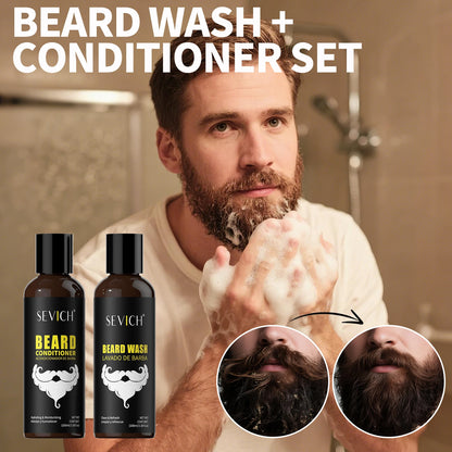 Natural Beard Growth Kit For Men Beard Thickening Care Oil