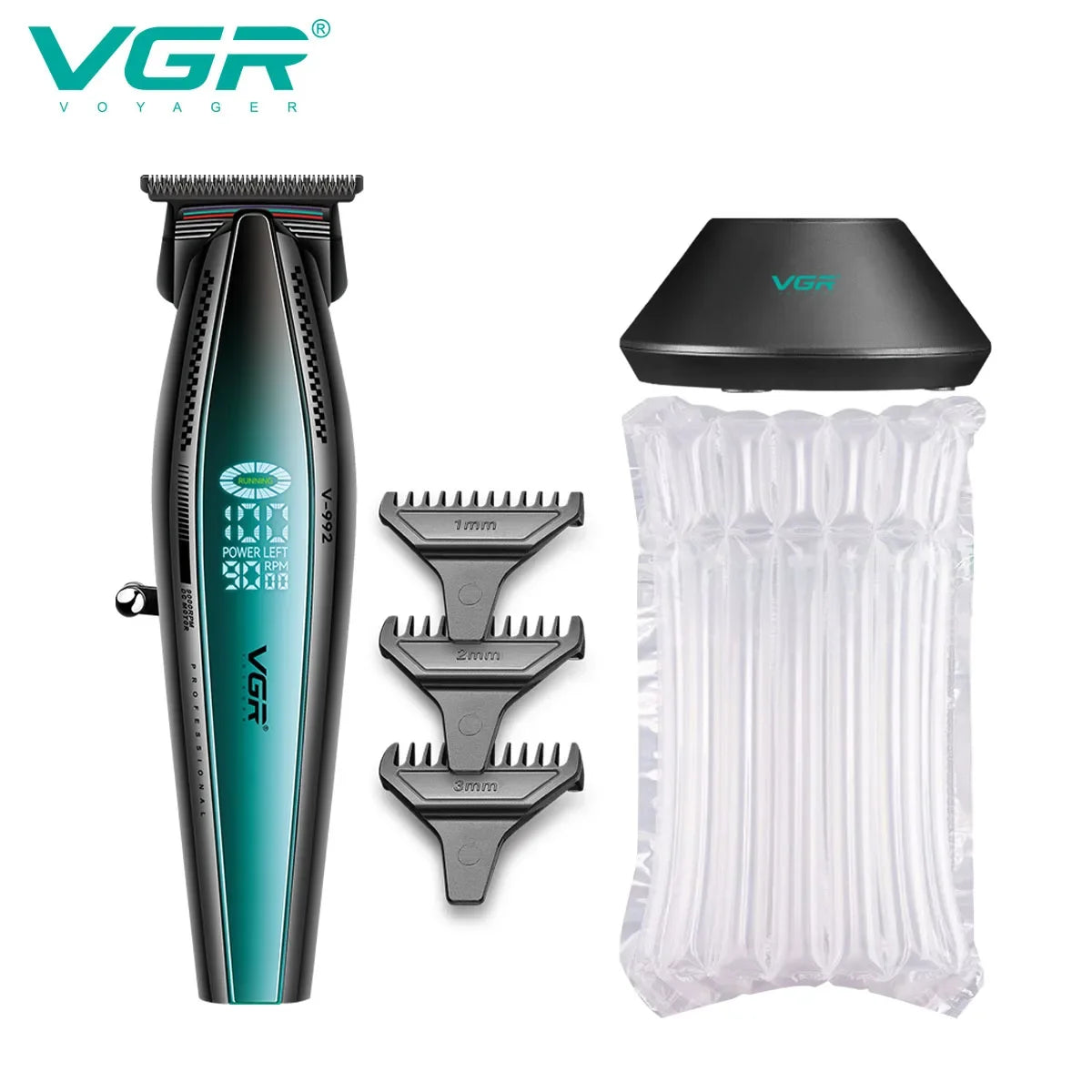 VGR Hair Clipper Professional Hair Cut Machine Electric Clipper