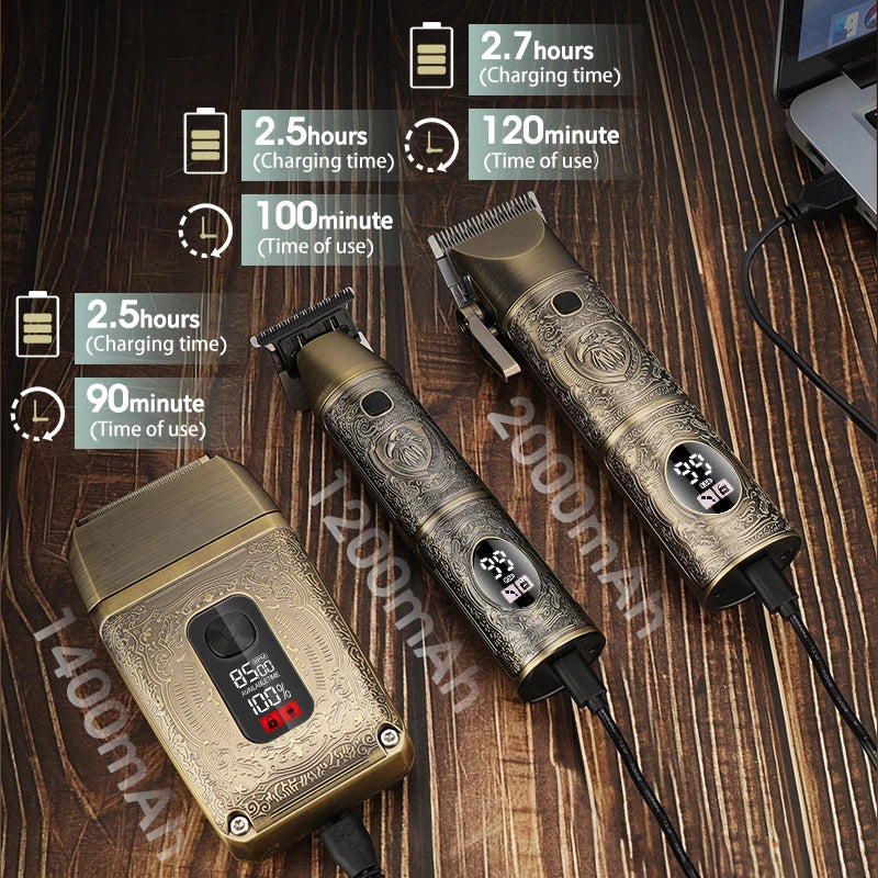 RESUXI XHJ-188 8500 RPM Professional Hair Clipper Electric Shaver