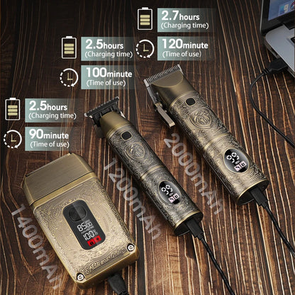 RESUXI XHJ-188 8500 RPM Professional Hair Clipper Electric Shaver