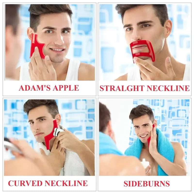 Beard Hair Cutting Grooming Kit - Hairline Shaping Tool