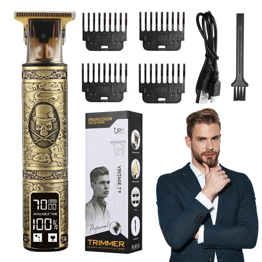 T9 Electric Hair Trimmer LCD Intelligent Display