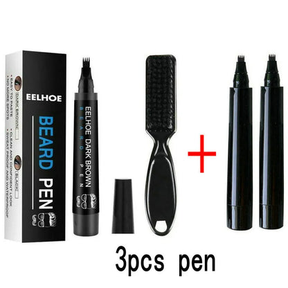 Hot Sale Beard Filling Pen Kit Beard Enhancer Brush Beard Coloring