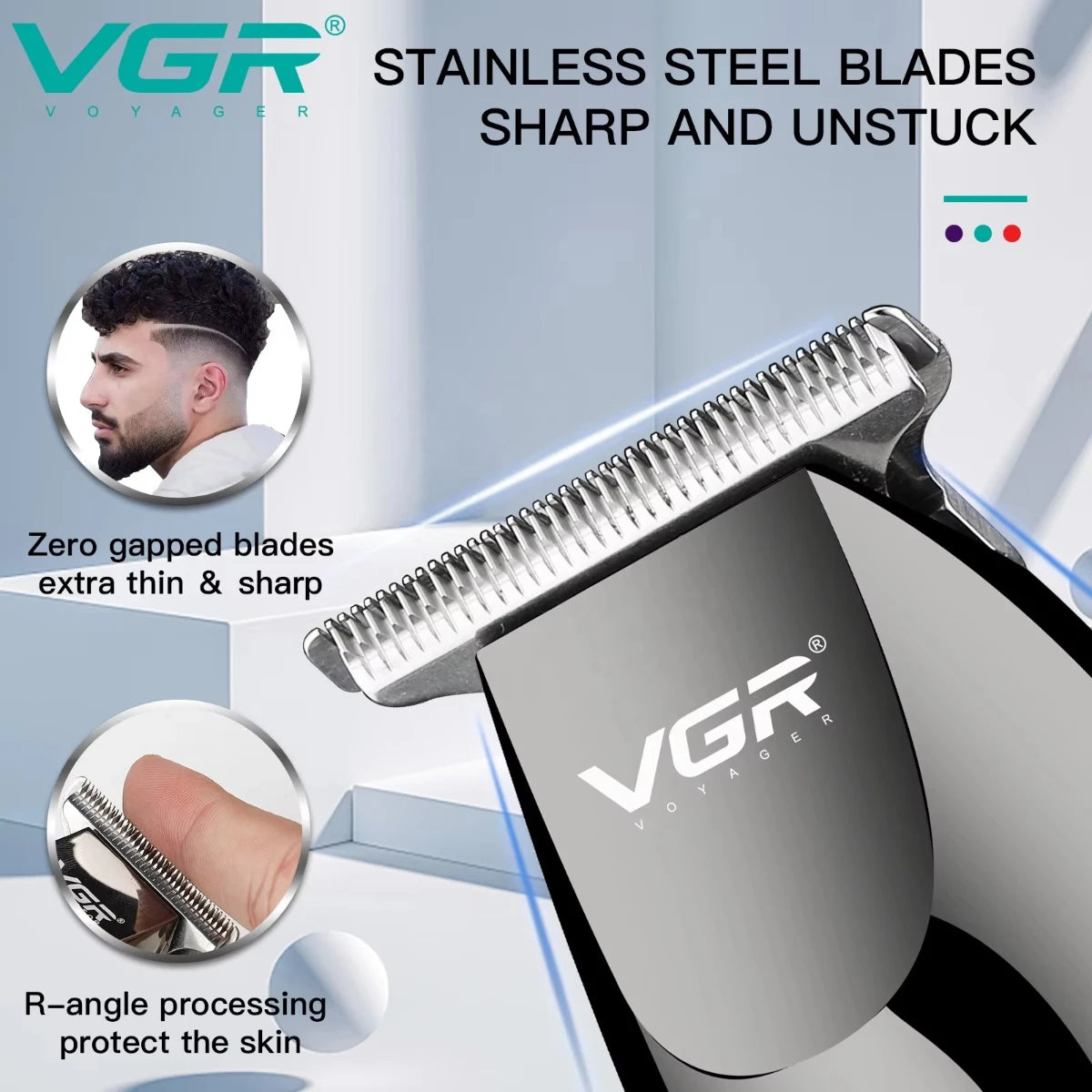 VGR Hair Trimmer Rechargeable Electric Professional Hair Clipper V-030