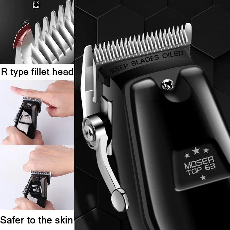 Kemei Hair Clipper or Blades or Limit Combs Wireless Trimmer KM-PG809A