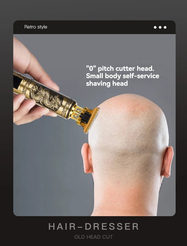 Professional 3-speed adjustment scissors beard trimmer