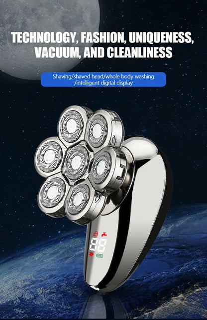 5 In 1 Electric Shaver For Men Bald Head Hair Clipper Razor