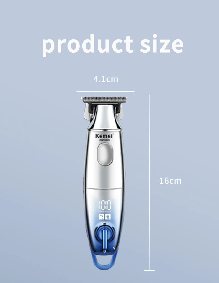 Kemei 3230 0mm Professional Hair Trimmer For Men