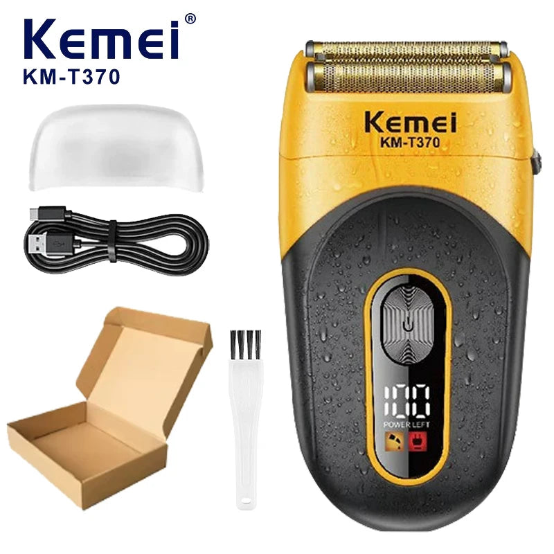 Kemei  Shaving Machine Men Beard Trimmer Foil Shaver KM-T370
