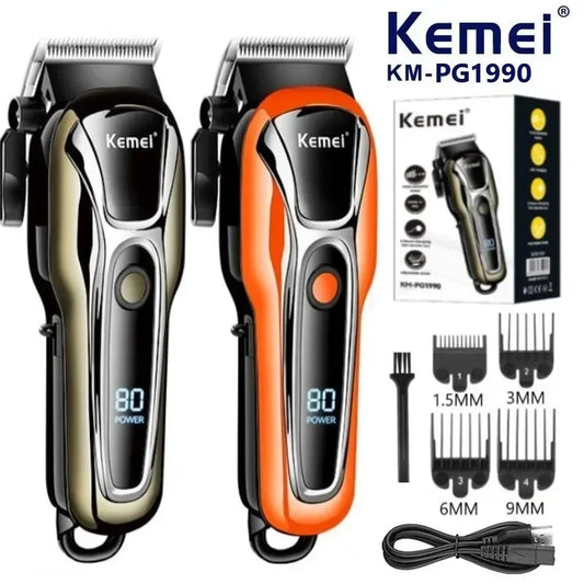 Kemei Hair Clipper Electric Hair Trimmer for Men Electric Shaver