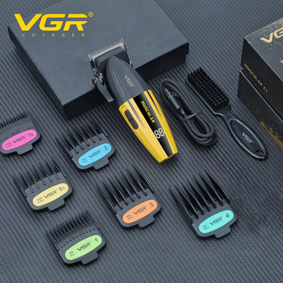 VGR Professional Hair Trimmer Barber Clippers  V-285 V-003