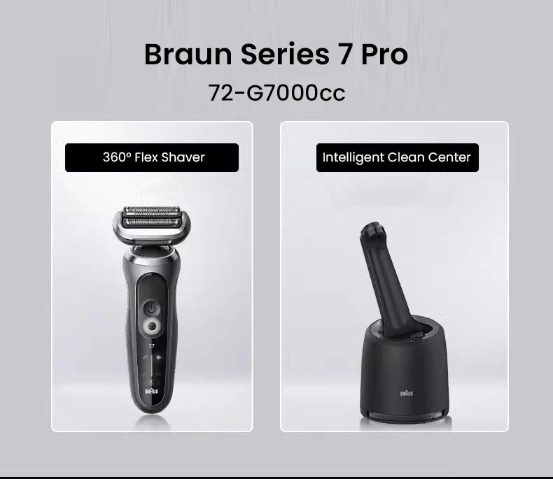 Braun 7 Series Pro Shaver 72-G1200s AUTO Mode Intelligent Shaving