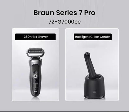 Braun 7 Series Pro Shaver 72-G1200s AUTO Mode Intelligent Shaving