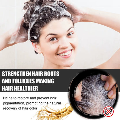 Darkening Hair Soap Deep Cleansing Blackening Beard Shampoo