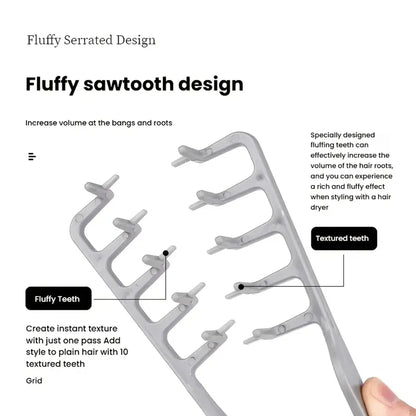 1 Piece of Fluffy Textured Styling Comb for Fluffy Hair Roots