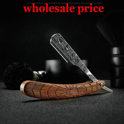 Wooden trimmer manual shaver professional straight edge