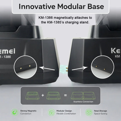 Kemei KM-1385 Electric Hair Clipper for Men T-Blade