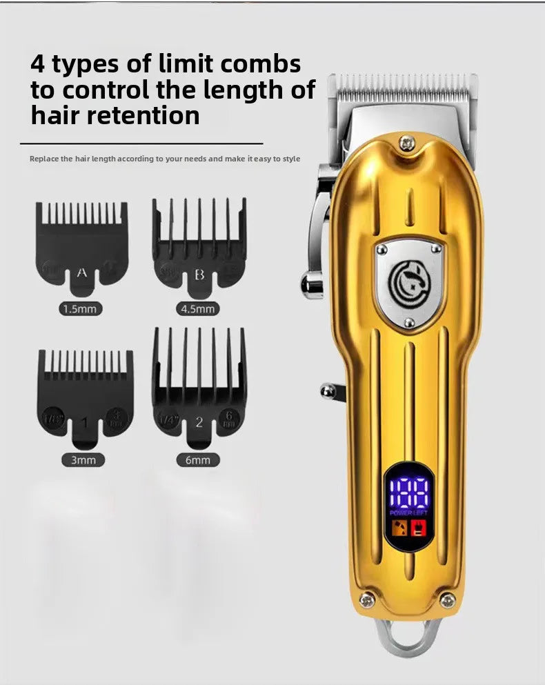 Barber Hair Clippers Professional Cordless Hair Trimmer for Men