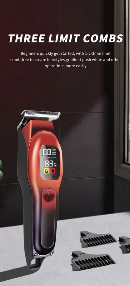 Hair Beard Trimmer for Men Professional T Liners Clippers Kit