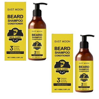 East Moon Men Beard Shampoo Deep Cleaning Moisturizes