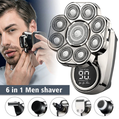 YUNCHi 6 in 1 Grooming Kit Electric Shaver Men's Beard