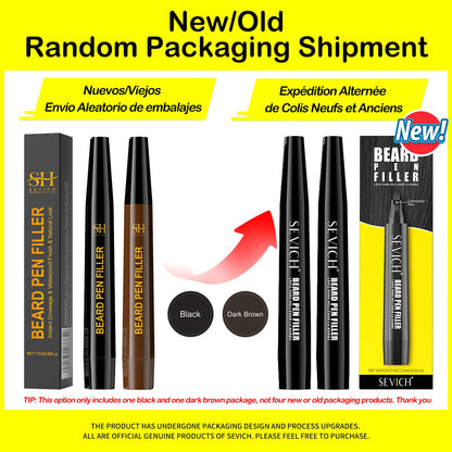 Beard Filling Pen Kit Beard Enhancer Brush Beard Coloring
