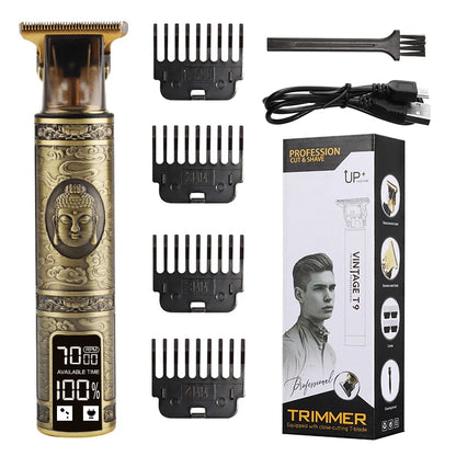 T9 Electric Hair Trimmer LCD Intelligent Display