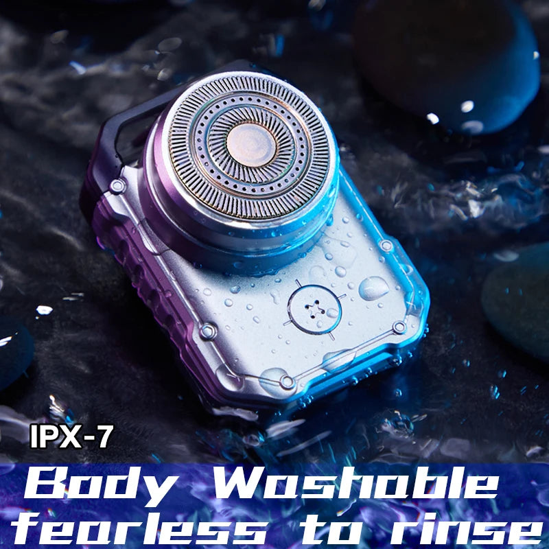 Electric MINI Travel Shaver Razor For Men Rechargeable IPX7