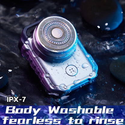 Electric MINI Travel Shaver Razor For Men Rechargeable IPX7