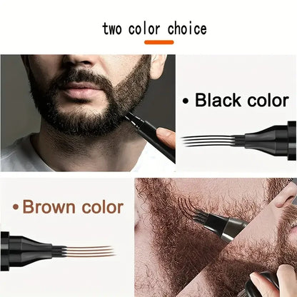 Beard Filling Pen Kit Beard Enhancer Brush Beard Coloring