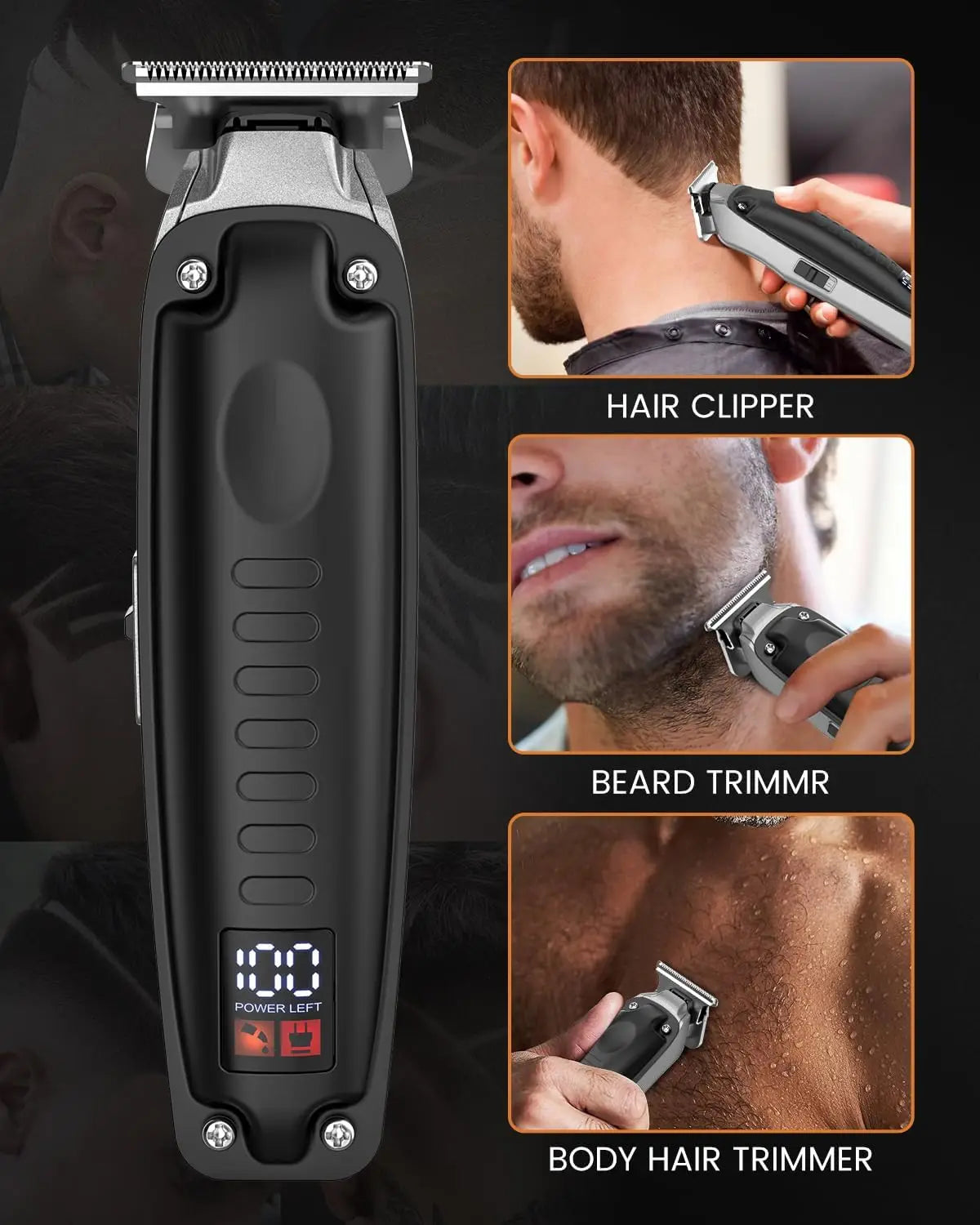 Hair Clippers for Men, Hair Trimmer Professional Cordless