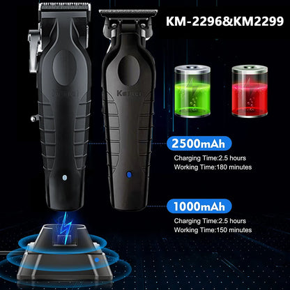 Kemei KM-2296 KM-2299 KM-1102 Professional Hair Clipper Kit