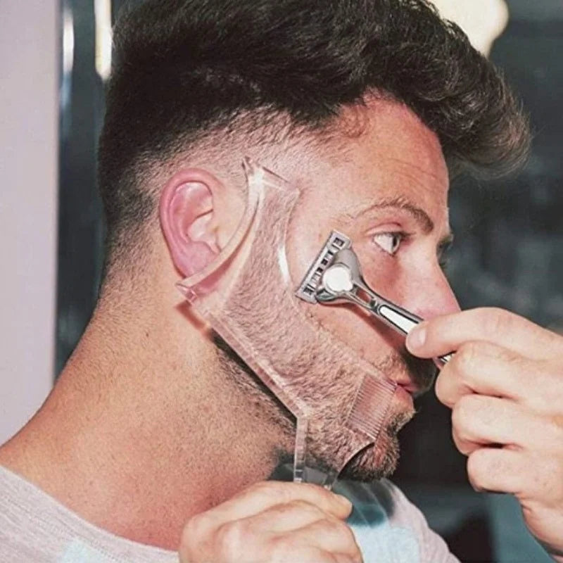 Men Beard Styling Template Stencil Beard Comb Beard Shaping
