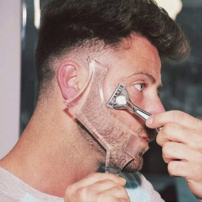 Men Beard Styling Template Stencil Beard Comb Beard Shaping