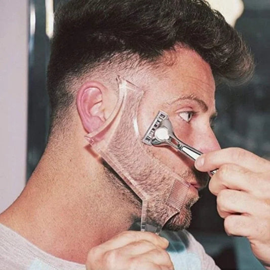 Men Beard Styling Template Stencil Beard Comb Beard Shaping