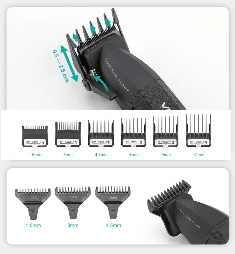 VGR Hair Trimmer Professional Hair Clippers Trimmer V-640