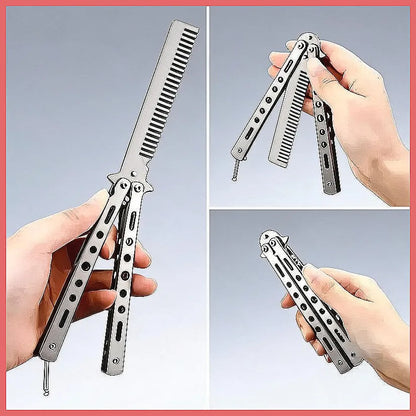 Butterfly Practice Training Comb Stainless Steel Beard Moustache