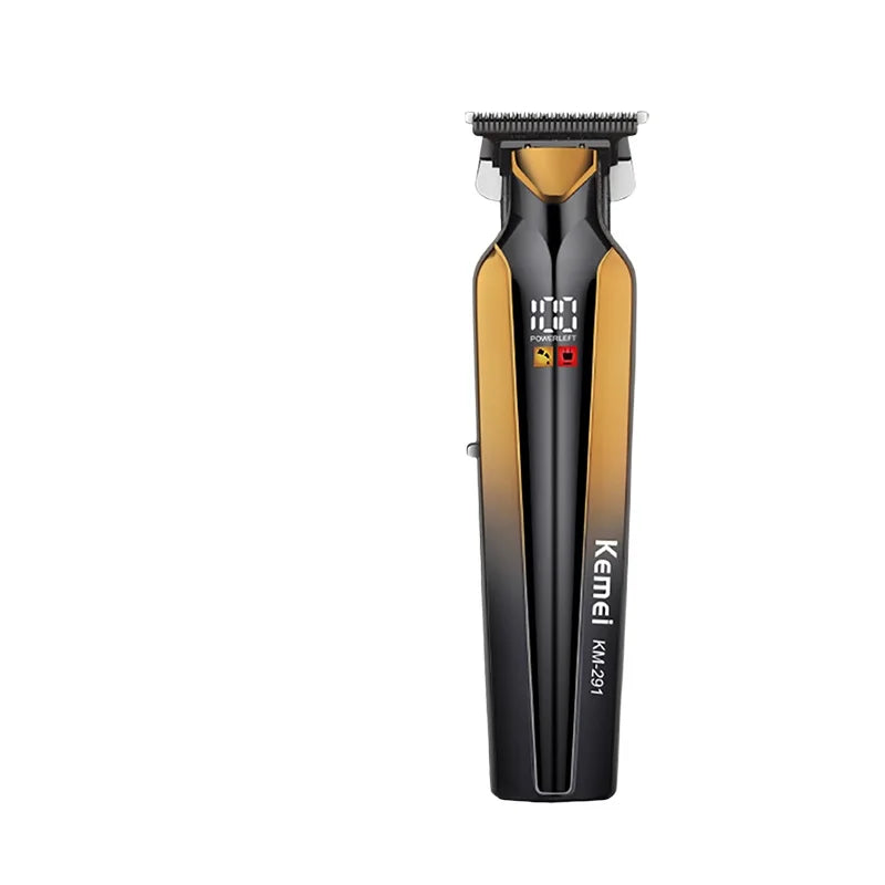 Kemei gradient color digital display hair clippers gift KM-291